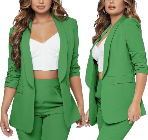 Элегантный приталенный женский пиджак BLAZER 6XL/52