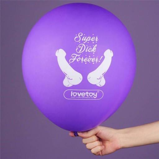 Разноцветные воздушные шары Super Dick Forever