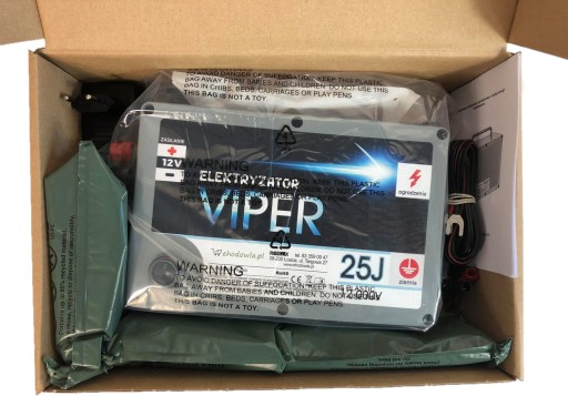Мощный электрический энерджайзер для овчарки VIPER 25J
