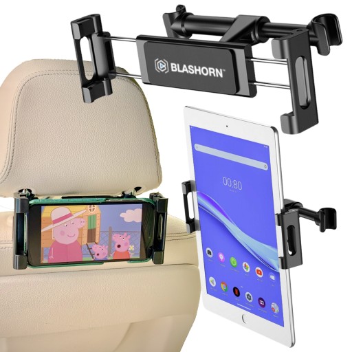 ДЕРЖАТЕЛЬ ПОДГОЛОВНИКА В АВТОМОБИЛЬ ДЛЯ ПЛАНШЕТА, IPAD, ТЕЛЕФОНА ДЛЯ РЕБЕНКА, ЖЕСТКИЙ