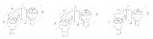 ТЕЛЕЖКА-РОЛИКИ ДЛЯ ОТКАТНЫХ ВОРОТ КОМПЛЕКТ 80x80