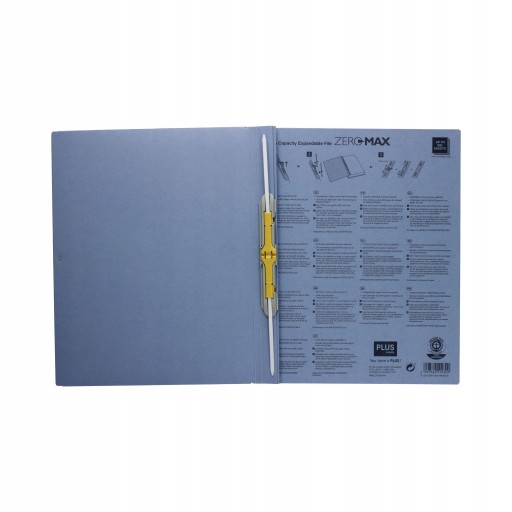 ПАПКА PLUS A4-S ZEROMAX BLUE