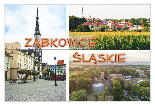 Magnesy na lodówkę miasta - ZĄBKOWICE ŚLĄSKIE