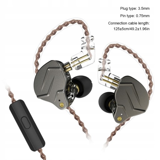 Проводные наушники-вкладыши KZ ZSN PRO 3,5 мм
