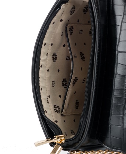 Monnari Black Croco Boat Сумка на плечо Черный ПРЕМИУМ