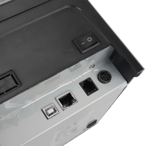 Термопринтер 80 мм, 220–300 мм/с, интерфейс USB LAN, команда esc pos, therm