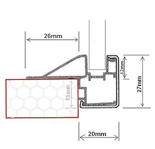 Жалюзи Rehau, мебельные рулонные шторы на заказ, INOX STEEL