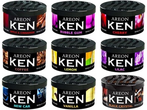 Areon KEN Black Crystal Zapach Samochodowy PUSZKA