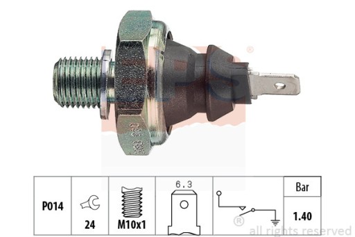 CZUJNIk CIŚNIENIA OLEJU AUDI A3 A4 S6 1800046