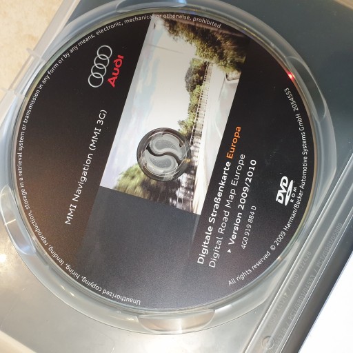 CD 2010 НАВИГАЦИЯ NAVI MMI КАРТА ЕВРОПЫ AUDI