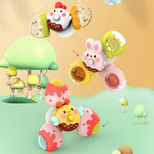 Развивающая игрушка для малышей SENSORY Spiner, набор из 3 погремушек