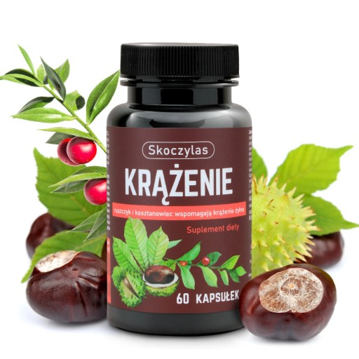Krążenie, ruszczyk, diosmina, kasztanowiec flawonoidy SKOCZYLAS