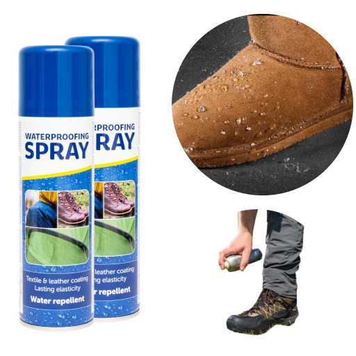 WODOODPORNY IMPREGNAT SPRAY DO BUTÓW SKÓR ODZIEŻY X2 600 ML