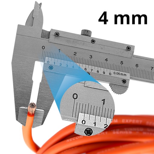 MOCNE SOLIDNE PRZEWODY KABLE DO WZMACNIACZ SUBWOOFER TUBA ZESTAW 10mm2