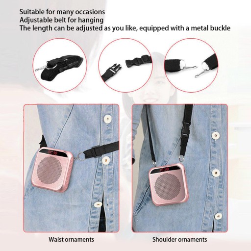 Портативный усилитель голоса Portable Voice Black