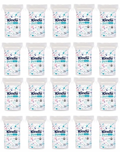 Ватные диски Kindii Cleanic Baby для младенцев и детей, косметические