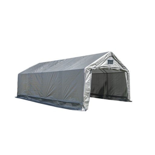 Namiot garażowy PE 400x800x305 szary - NG 5