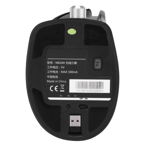 Беспроводная игровая мышь DELUX M618X Вертикальная игровая USB-мышь KI Mice