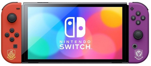 Nintendo SWITCH Oled Pokemon Scarlet & Violet + игровой набор + стекло + футляр