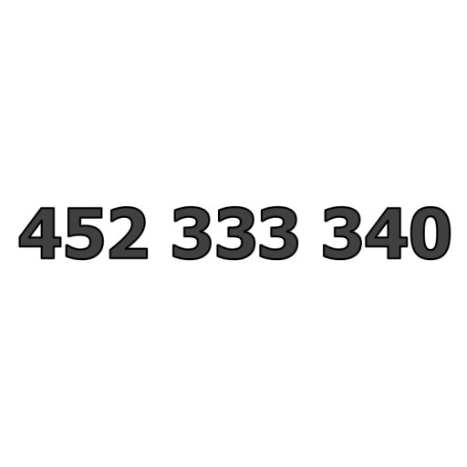 452 333 340 Стартовый оранжевый ЗОЛОТОЙ ЛЕГКИЙ НОМЕР Предоплаченная SIM-карта GSM