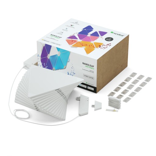 Набор Nanoleaf Shapes Triangles из 15 декоративных современных светодиодных панелей
