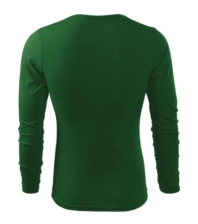 Зеленая футболка с длинными рукавами SLIM FIT MALFINI, L