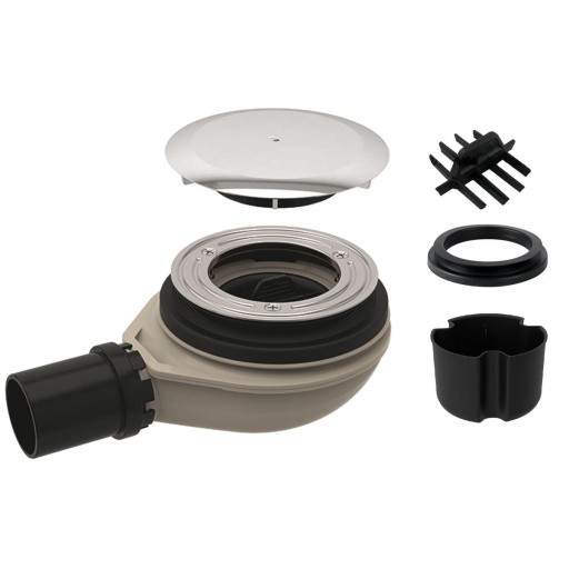 Сливной комплект Geberit d90 H60 h30 Хром 48h