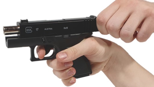 Pistolet Metalowy Na Kulki 6mm Replika ASG + Granat 800 szt. Kulek