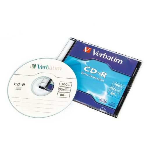 CD-R 700MB 52X VERBATIM SLIM