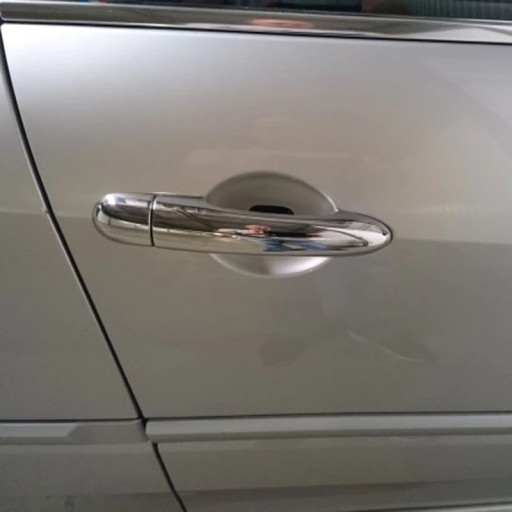 Renault Megane 02 - 2008 хромированные накладки на ручки дверей