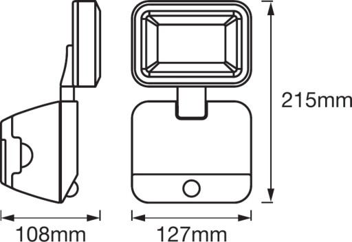 Светодиодный прожектор мощностью 4 Вт БАТАРЕЯ LEDVANCE SENSOR