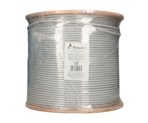 Кабель CAT6A FTP V2 LAN, витая пара, 500 м, 100 % МЕДЬ