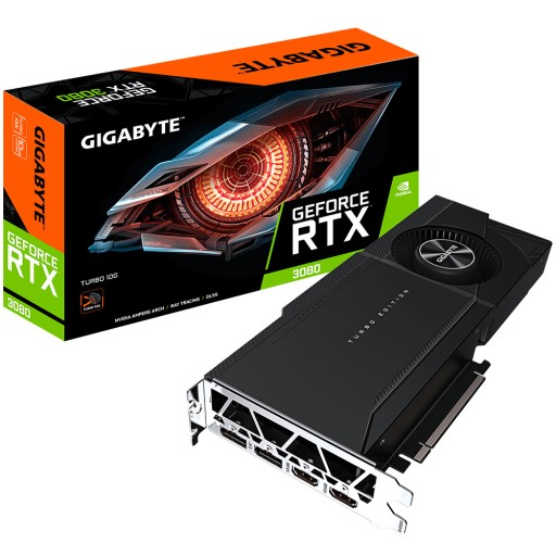 Видеокарта Gigabyte RTX 3080 Turbo 10 ГБ