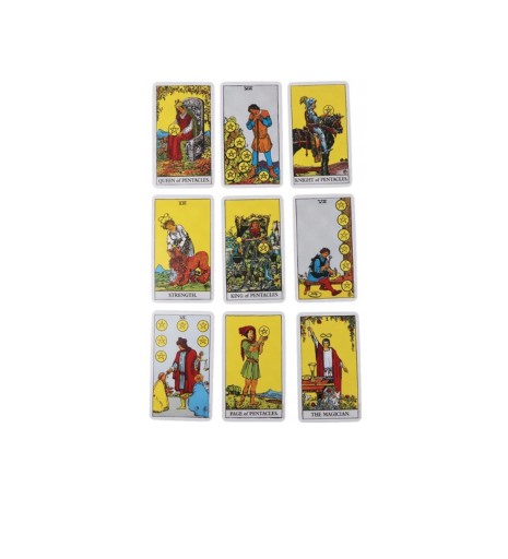 KARTY DO TAROTA ZESTAW KLASYCZNYCH KART THE RIDER TAROT THE MAGICAN 78SZT