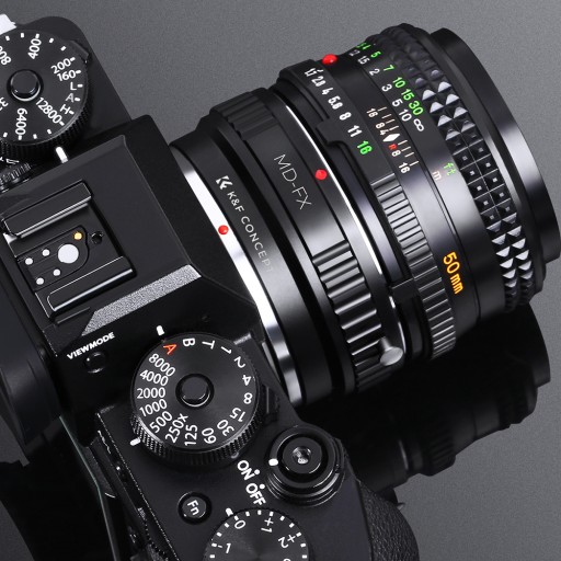 Адаптер MINOLA MD для FUJI X FX X-mount X-Pro1, X-E1, X-E2, X-M1 K&F