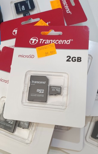 КАРТА MICROSD без HC TRANSCEND 2 ГБ micro SD