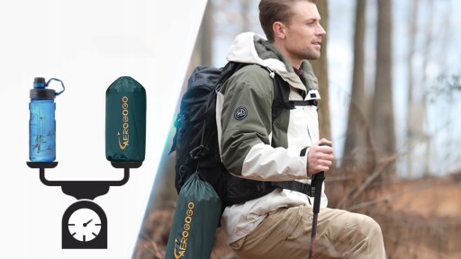 МАТРАС AEROGOGO Peyto GMX-01 LIGHT, надувной + электрический НАСОС