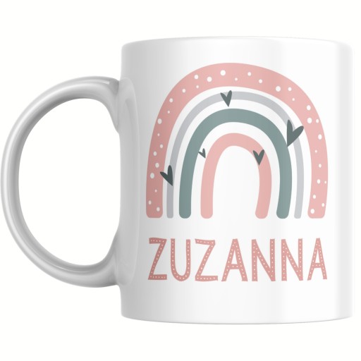 KUBEK Z IMIENIEM DLA DZIECKA DZIECI PERSONALIZOWANY PREZENT DLA DZIEWCZYNKI