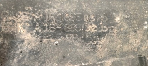 MERCEDES W164 ХОККЕЙНЫЙ ЗАДНИЙ СПОЙЛЕР A1648853225
