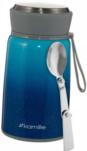 TERMOS OBIADOWY 800 ml LUNCH BOX NA ŻYWNOŚĆ ZUPĘ STALOWY MENAŻKA 0,8L