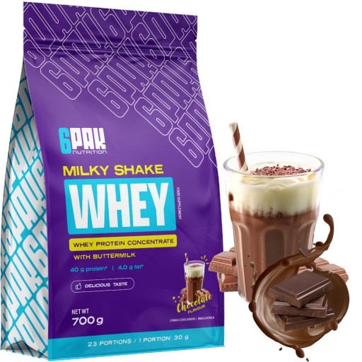 Протеиновый MILKY SHAKE WHEY 700г Вкусный шоколадный коктейль с Пахтой WPC 80