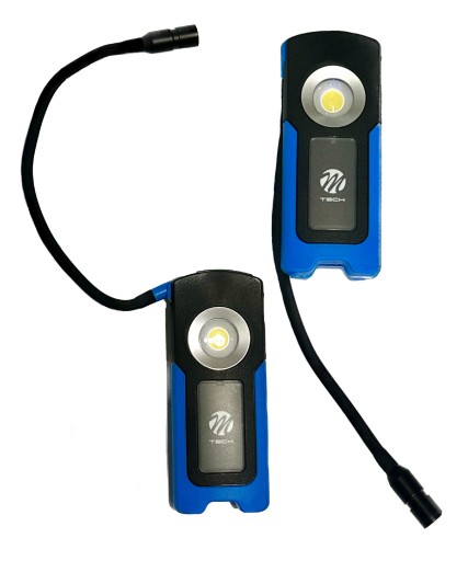 Latarka LED Lampa Warsztatowa Inspekcyjna PRO 15W, 3W COB Akumulatorowa USB