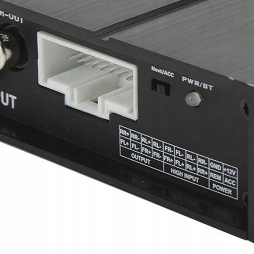 Автомобильный усилитель DSP, 4-канальный вход RCA