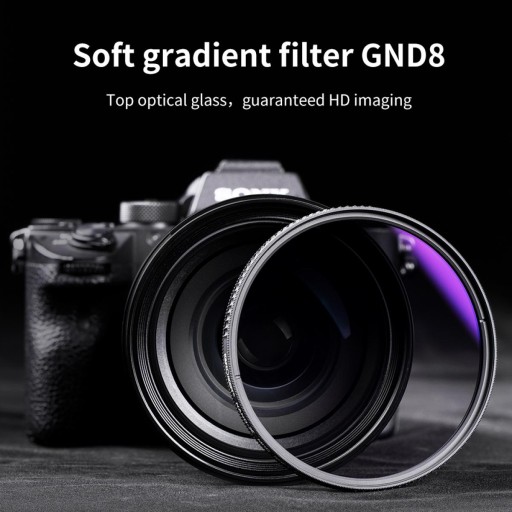 K&F ПОЛУФИЛЬТР серый NanoX GND8 Soft 58 мм