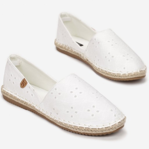 Born2Be Białe Espadryle damskie 38