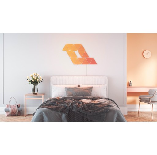 Набор Nanoleaf Shapes Triangles из 15 декоративных современных светодиодных панелей
