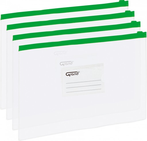 Футболка Grand A4 на молнии зеленая x4