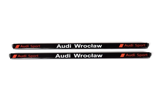 РАМКА ЛОГОТИПА AUDI SPORT КРАСНАЯ НОМЕРНЫЕ ЗНАКИ