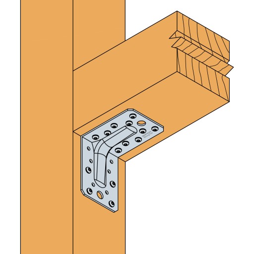 Łączniki ciesielskie kątowniki 105x105x90x2mm 50st stalowe Simpson ACR10520