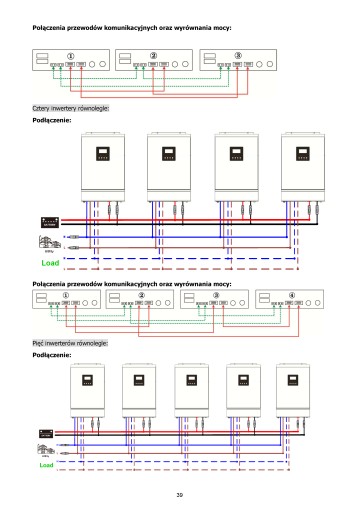 Гибридный инвертор MPPT 5,5 кВт, 110 А, АВТОНОМНЫЙ Wi-Fi, подключение до 6 инверторов